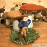 Rêveur sous champignons