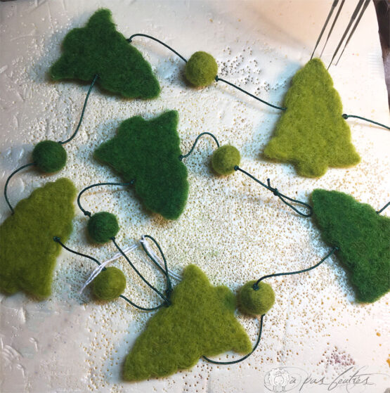 Guirlande de sapins